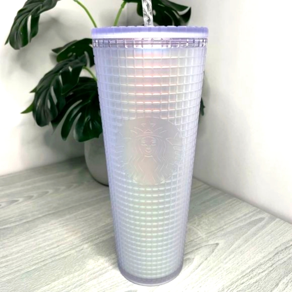 COPY - Starbucks - Unicorn Irridescent White - Soft Touch Grid - Tumblr Cup - V…